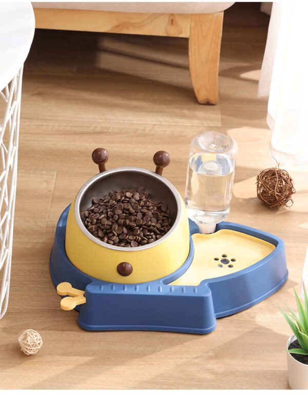 Lynpet 3 in 1 Automatic Non-Slip Healthy Slow Feeder Dog Bowl Cat Food Bowls Pet Water Dispenser - Image 3