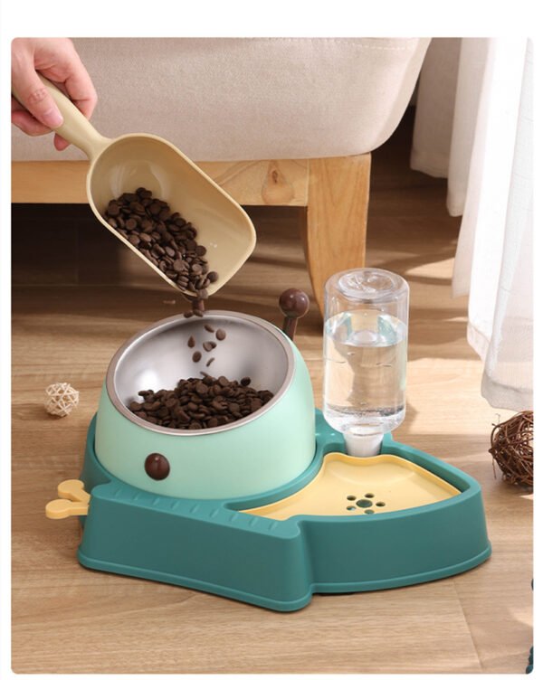Lynpet 3 in 1 Automatic Non-Slip Healthy Slow Feeder Dog Bowl Cat Food Bowls Pet Water Dispenser - Image 2