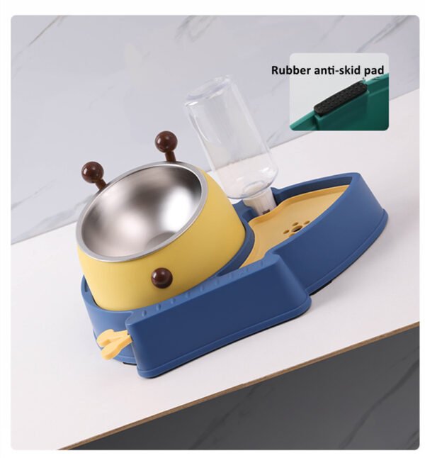 Lynpet 3 in 1 Automatic Non-Slip Healthy Slow Feeder Dog Bowl Cat Food Bowls Pet Water Dispenser - Image 5