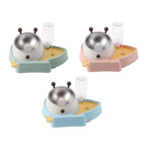 Lynpet 3 in 1 Automatic Non-Slip Healthy Slow Feeder Dog Bowl Cat Food Bowls Pet Water Dispenser - Image 7